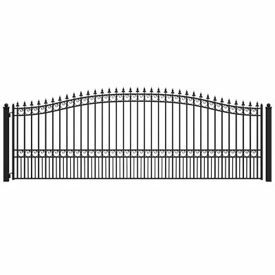 ALEKO Garden Yard London Style Ornamental Steel Single Swing 18' Driveway Gate - Image 1 of 4