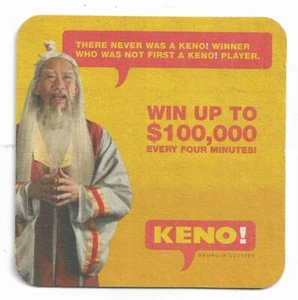 KENO! GEORGIA LOTERÍA BAR CERVEZA MONTAÑA RUSA - Imagen 1 de 2
