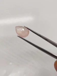 Rose Quartz 16x12mm Pear Checker Cut – Faceted Light Pink Gem - Picture 1 of 5
