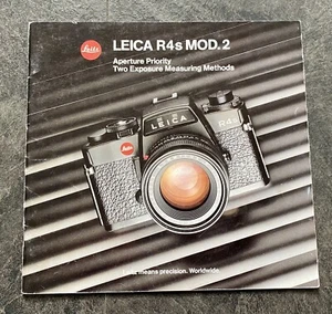LEICA R4s MOD.2 Aperture Priority / Exposure Measuring Official 41 Page Manual - Picture 1 of 6