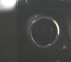 D Ford Fusion 2002 Chrom Ring für Lüftung Mitte - Aluminium poliert - Picture 1 of 1