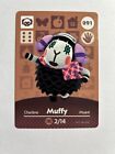 Tarjeta amiibo Muffy #091 Animal Crossing Nintendo Pack fresca