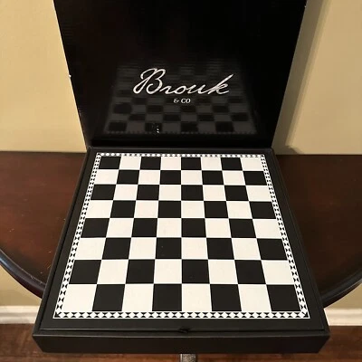 Brouk Backgammon Chess Cards Dice 4 in 1 Fallon Games Set Great Condition - Image 1 of 4