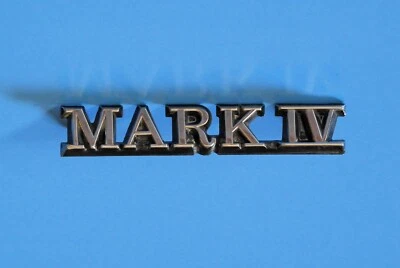 1972-76 LINCOLN MARK IV OEM FENDER EMBLEM SCRIPT - D2LB-16080-A Foto 1 de 2