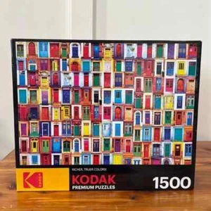 NEW Sealed Kodak Premium Puzzles Colorful Front Doors 1500 Piece Jigsaw Puzzle - Picture 1 of 5