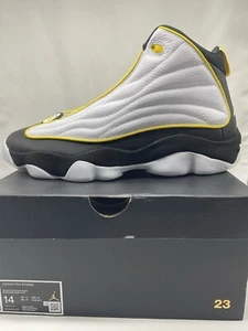 Nike Air Jordan 23 Pro Strong White/Tour Yellow-Black DC8418-107, US/sz 14 Men's - Picture 1 of 11