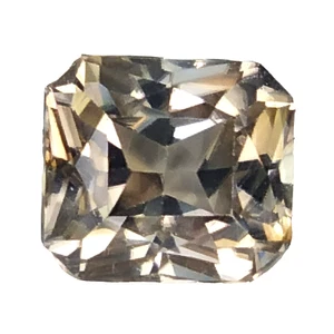2.57CT Brown yellow natural zircon octagon cut see video - Picture 1 of 3