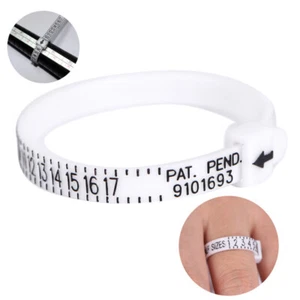 UK US Ring Sizer Measure Finger Gauge For Wedding Ring Band Engagement Ring SE$i - Picture 1 of 14