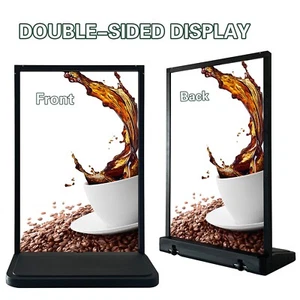 Soporte de letrero deslizante de acera de alta resistencia 24""x36"" para póster de publicidad al aire libre - Imagen 1 de 12