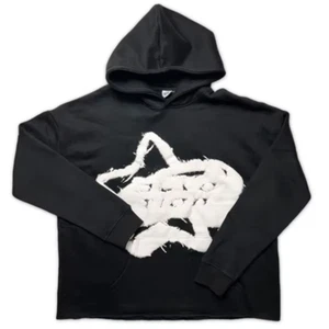 Harajuku Hip Hop Star Foam Pattern Loose Hoodie Men Women Streetwear Pullover - Picture 1 of 12