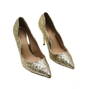 Jewel Badgley Mischka Womens Riley II Iridescent Pointed Toe Heels (Size 7) - Picture 1 of 7