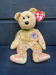 Ty Beanie Baby im Ruhestand 2000 Speckles mehrfarbiger Bär Plüschtier - Bild 1 von 5
