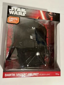 Star Wars Darth Vader 3D Light Up Deco Wall Light Helmet - NEW= SEND OFFER - Picture 1 of 3
