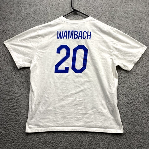 USA Soccer Team Shirt Adult 2XL XXL White #20 Abby Wambach USWNT Mens * Cover