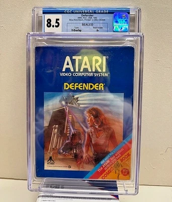 Atari 2600 Defender Blue Box 工厂密封分级 CGC 8.5 A+ — 第 1/4 张图片