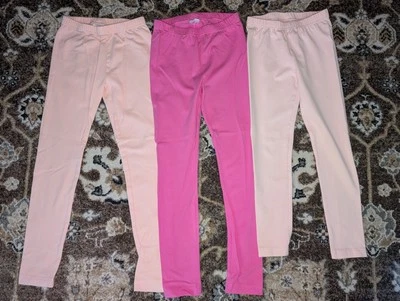 Hanna Andersson Girls Leggings, 3 Pairs, Size 8, Excellent Condition - Image 1 of 4