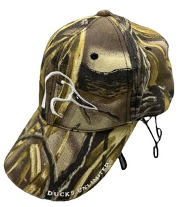 Sombrero Ducks Unlimited Snapback Malla Espalda Nuevo sin Etiquetas Años 90 Humedales Camuflaje - Imagen 1 de 10