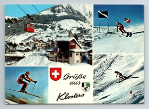 Postal Suiza 6x4" - Saludos desde Klosters Graubunden - Multiview - Imagen 1 de 2