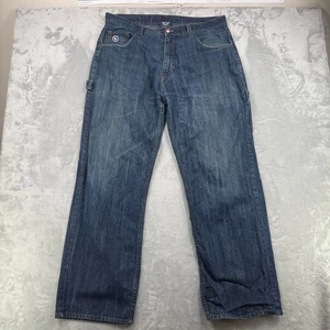 Jeans G-Unit Hombres 38/34 Azul Patinador Retro Y2K Hip Hop Denim Oscuro - Imagen 1 de 15