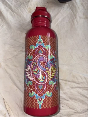 Botella de agua Vera Bradley Paisley multicolor de acero inoxidable 20 oz Foto 1 de 3