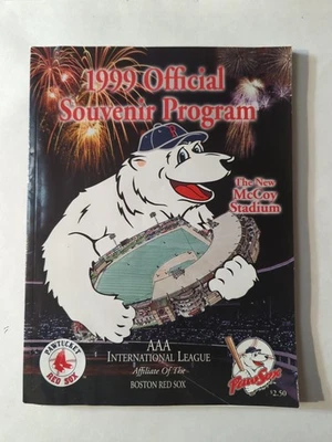 1999 Official Souvenir Program, The New McCoy Stadium, Pawtucket Red Sox, AAA - Image 1 of 2