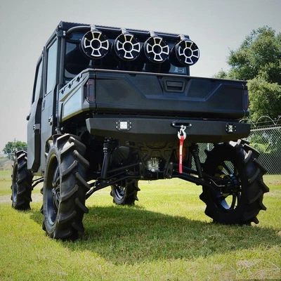 S3 Power Sports Rear Winch Bumper Polaris Ranger XP 900/1000 - Black - Image 1 of 2