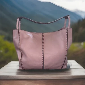 Bolso de Mano The Sak Los Feliz de Cuero en Rosa Grande De Gran Tamaño - Imagen 1 de 24
