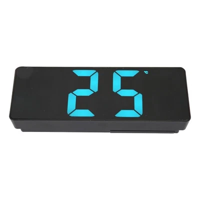 Große Digitale Schreibtischuhr USB Batteriebetrieben Große Blaue Uhr Mit EGG - Bild 1 von 4