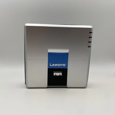 Linksys PAP2 VoIP Gateway Router ATA 2-port Phone Ethernet Adapter - Image 1 of 4