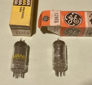 Sylvania 12BE6 Tube & GE 12BE6 Tube. Tested Good - Picture 1 of 4