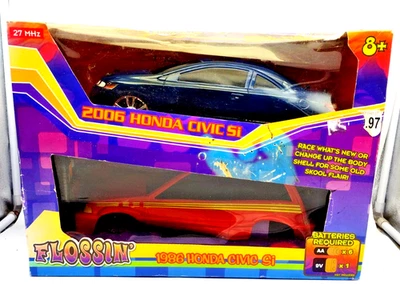 Flossin' 2006 & 1986 Honda Civic Si Body Shells Full Function RC Planet Toys - Image 1 of 4