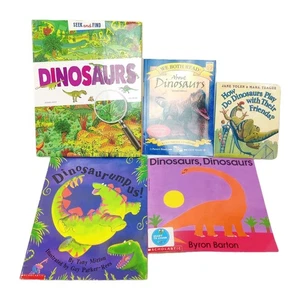Dinosaurs Book Lot of 5 Childrens Fiction Picture Teacher Education Reading Used - Bild 1 von 3