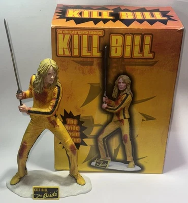 KILL BILL The Bride Resin Statue 13" Limited 36/600 NECA 2004 W/ Box & Sword - Image 1 of 4