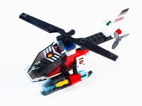 LEGO 7238 Fire Helicopter (complete with instructions)
