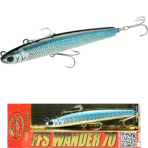 LUCKY CRAFT FFS Wander 70 - 325 Zebra Aurora Black - Picture 1 of 2