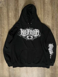 Vintage No Fear Hoodie Y2K Men’s XXL Skater Grunge - Picture 1 of 6