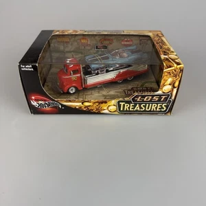 100% Hot Wheels Lost Treasures Barn Find Car & Hauler pressofuso 2001 limitato NUOVO - Foto 1 di 6