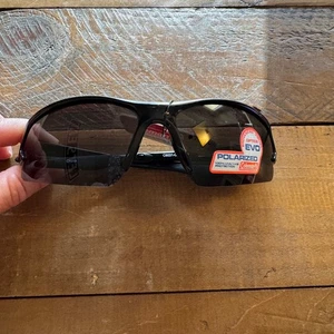 Coleman Polarized Sunglasses Mens Black Sport C6031-C1 UV Protection - Picture 1 of 4