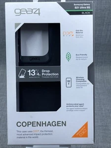 Gear4 Copenhagen Hülle für Samsung Galaxy S21 Ultra 5G - Schwarz - Bild 1 von 4