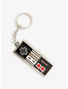 Nintendo NES Controller Keychain Metal Keyring - Picture 1 of 4