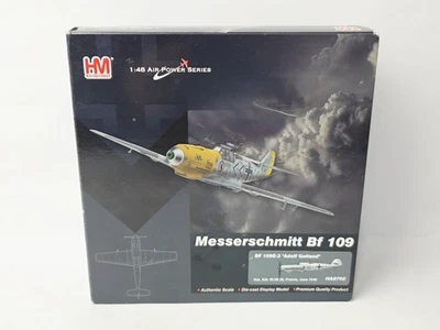 HM HOBBY MASTER MESSERSCHMITT BF109 ADOLF GALLAND 1/48 SCALE IN BOX LOT #10 - Image 1 of 4