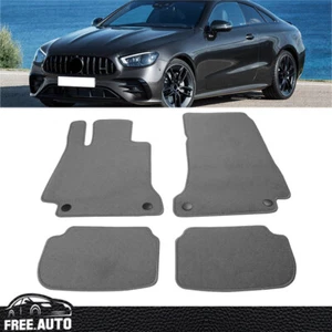 Floor Mats Fits 18-23 Benz W238 E-Class 2Dr Front Rear Carpets Liner Nylon Gray - Picture 1 of 4