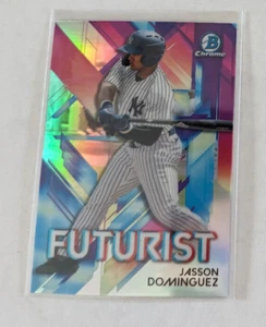 2021 Bowman Chrome Futurist Refractors #FUT-JD Jasson Dominguez Yankees - Bild 1 von 1