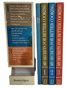 My Secrets For Better Cooking By Jehane Benoit Readers Digest 4-Book Box Set - Bild 1 von 13