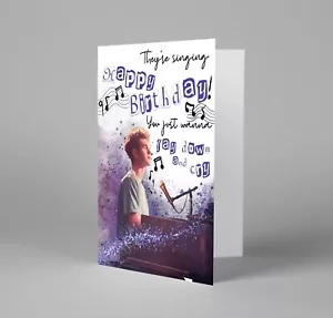 Andrew Garfield As Jonathan Larson Tick Tick Boom Birthday Card 30/90 Poster - Picture 1 of 1