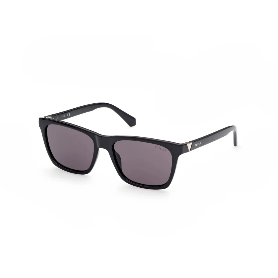 Gafas de sol Guess GU00044 01A marco de plástico cuadrado negro brillante 57-18-145 Foto 1 de 4
