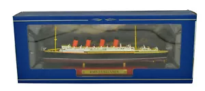 1:1250 ATLAS Lusitania Cruise Ship Model With Solid Wood Base Boat Toy Finished - Picture 1 of 10