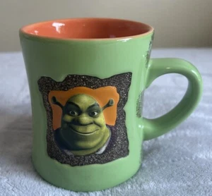 Shrek 4-D Universal Studios 2007 DreamWorks Animation Shrek Fan Embossed Raised - Picture 1 of 6