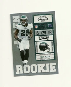 2010 Playoff Contenders Playoff Ticket #174 Nate Allen /99 Philadelphia Eagles - Picture 1 of 2