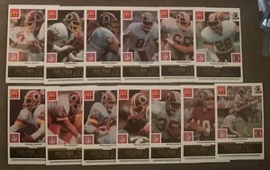 Juego de 24 cartas NFL MCDONALD’S WASHINGTON REDSKINS 1986 LENGÜETAS NEGRAS SIN RAYAR - Imagen 1 de 2